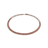 Collana Ziio Donna in Argento ZIIO NK GIRO ZIRC RED - ZIIO NK GIRO ZIRC RED